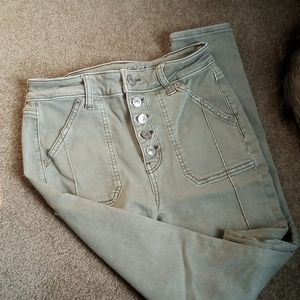 Green cargo ne(x)t level stretch hi-rise jeggings